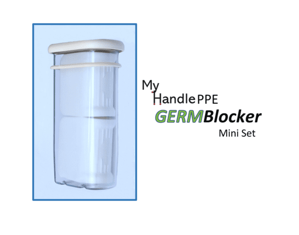 A picture of the germ blocker mini set.